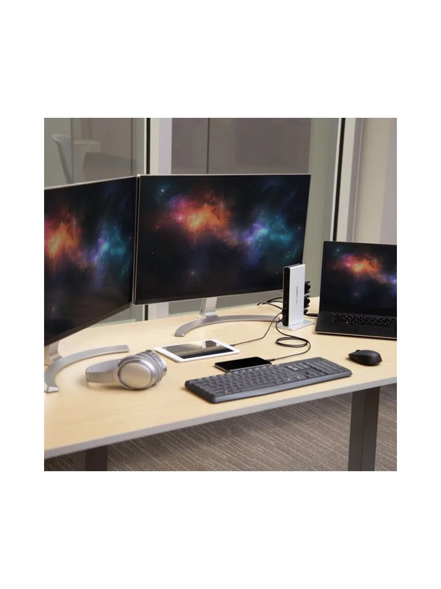 DVI Dual-Monitor Laptop Docking Station 5