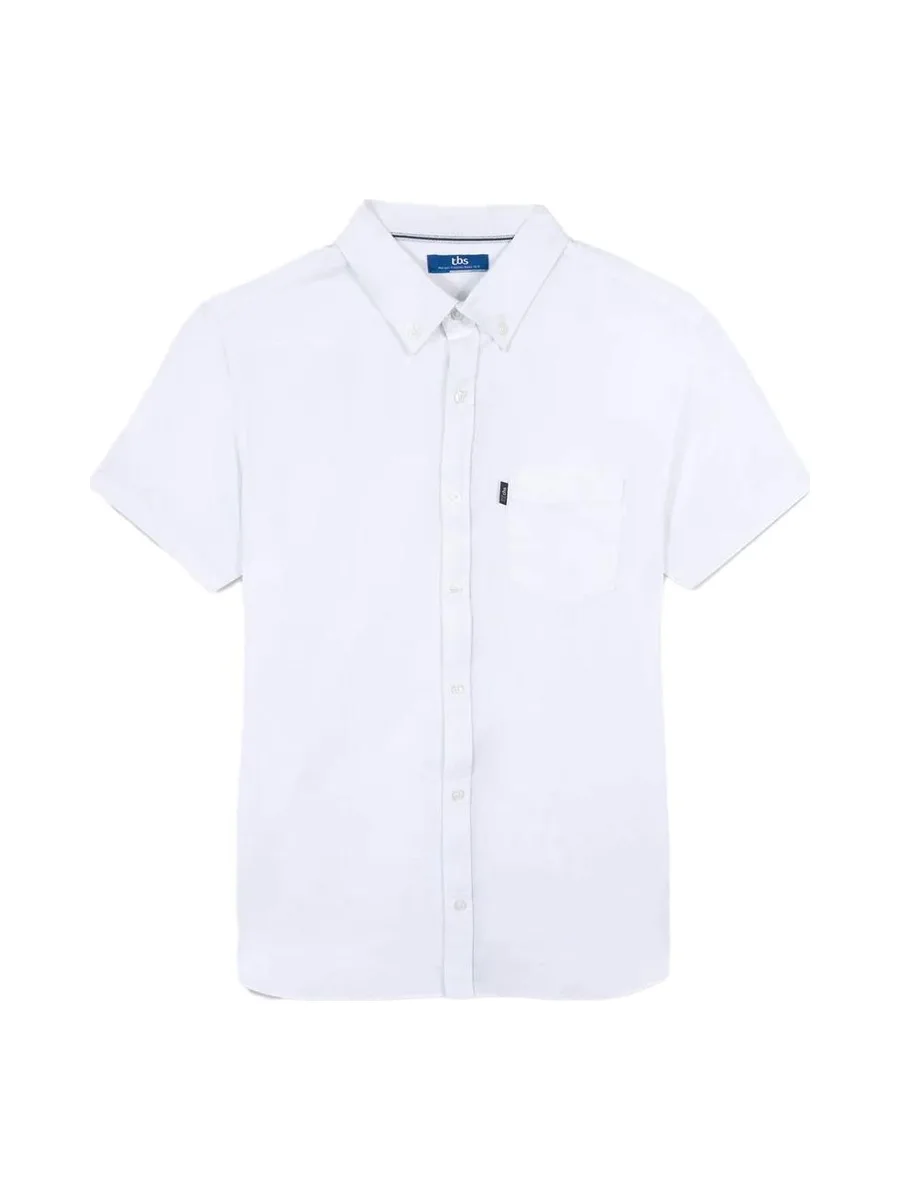 Chemise Blanc Homme TBS BRODY 2