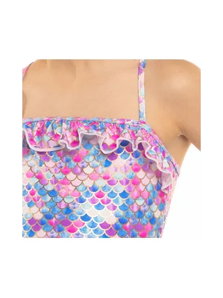 Maillot de Bain 1 Pièce Rose/Bleu Fille Sun Project 2