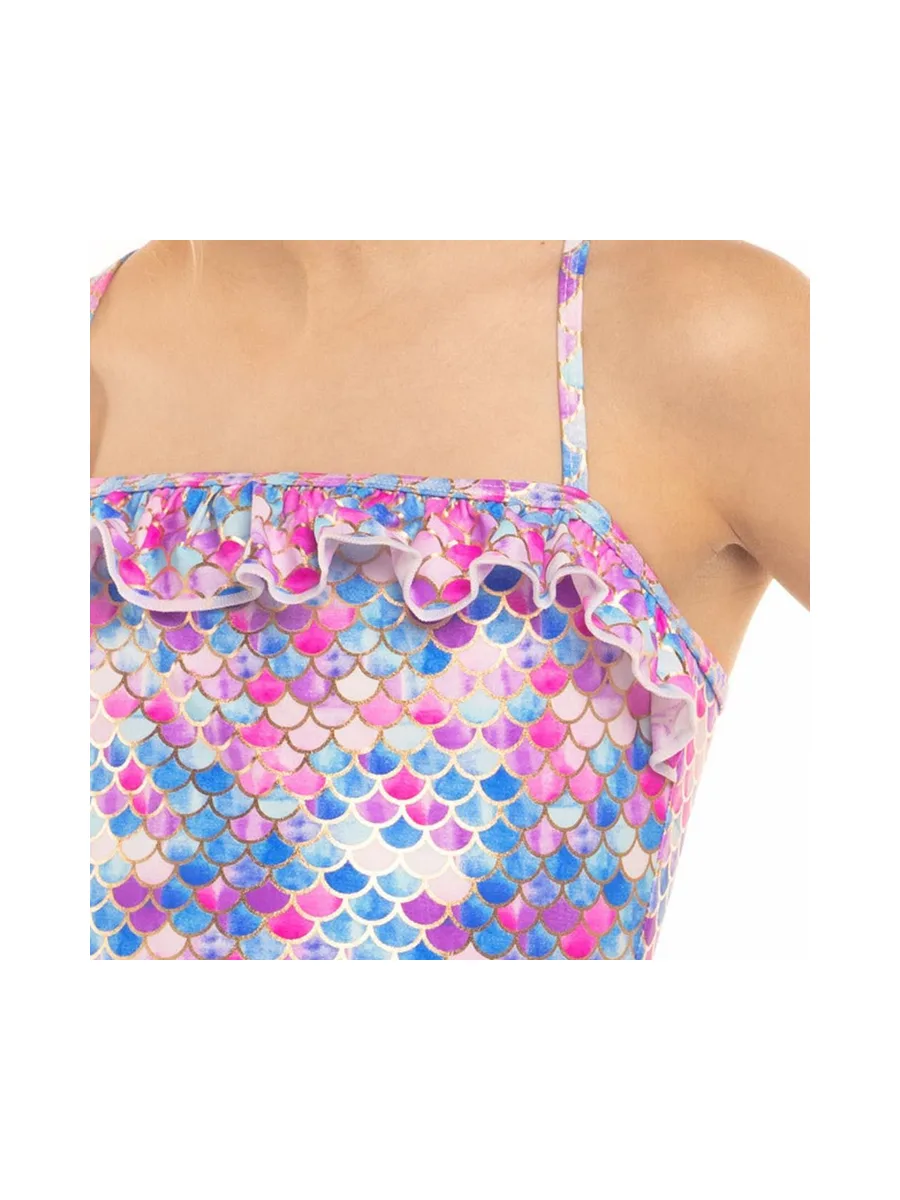 Maillot de Bain 1 Pièce Rose/Bleu Fille Sun Project 3