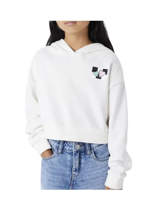 Sweat à Capuche Blanc Fille Name it Tara 1