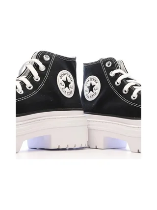 Baskets Noires Femme Converse All Star Lugged A08258C 7