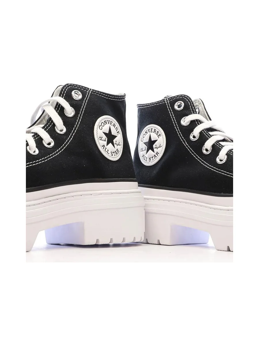 Baskets Noires Femme Converse All Star Lugged A08258C 8