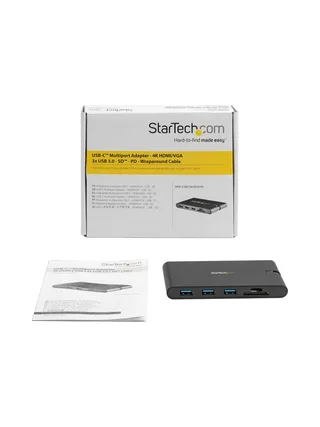 Multiport Adapter - USB-C - HDMI and VGA 7