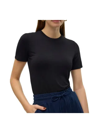 T-shirt Noir Femme Vero Moda Malberte 1