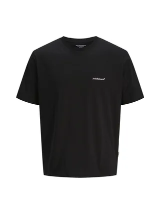 T-Shirt Noir/Jaune Homme Jack & Jones Back 3