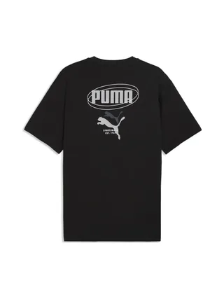 T-Shirt Noir Homme Puma Relaxed 2