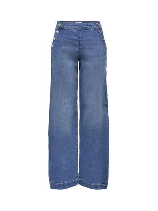 Jean Loose Bleu Moyen Femme Bleu Only Mollie 2