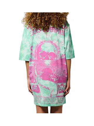 Robe Verte/Blanc Femme Kaporal ELIZAH 2