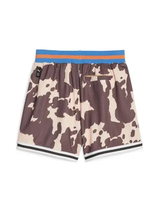Short de Basketball Marron/Beige Homme Puma Clyde's 2