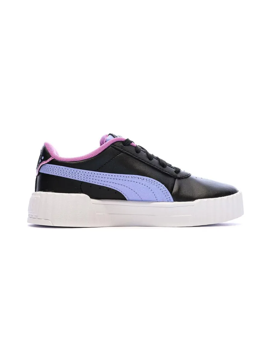 Baskets Noires/Mauves Fille Puma Carina 3.0 Jellyy 3
