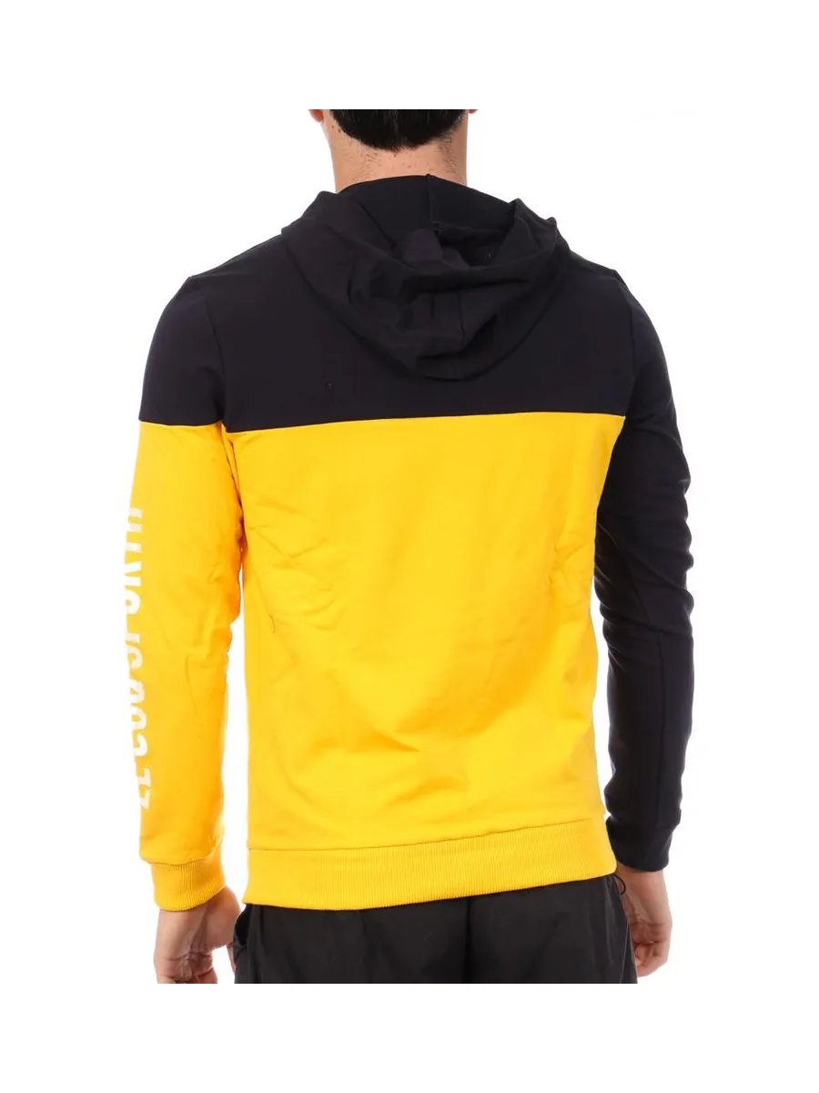 Sweat Marine/Jaune Homme Le Coq Sportif Captain 3