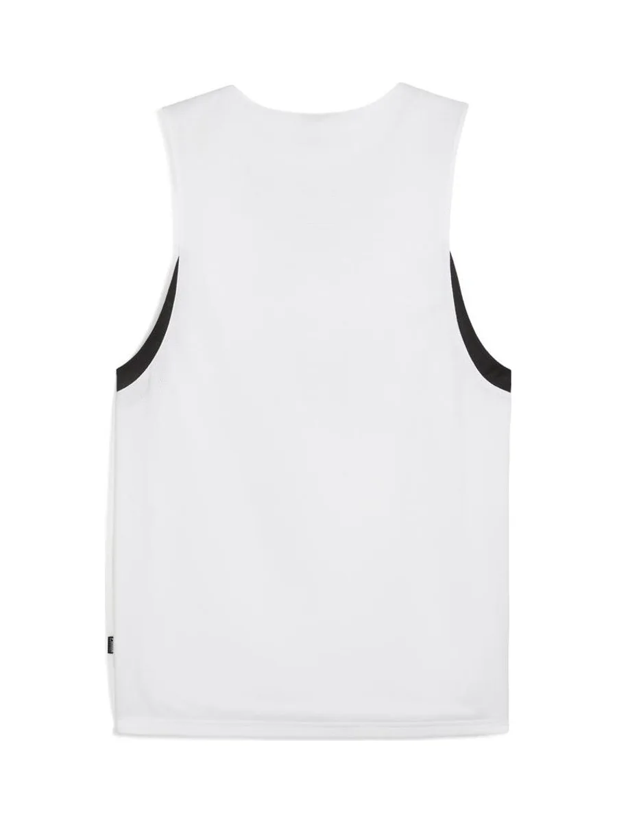 Débardeur de Basketball Blanc/Noir Homme Puma Jaws Core Tank 3