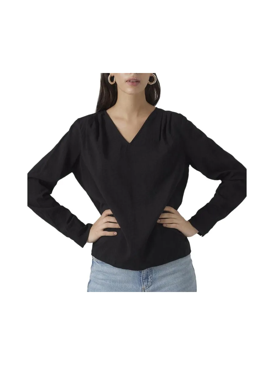 Blouse Noires Femme Vero Moda Lena 1