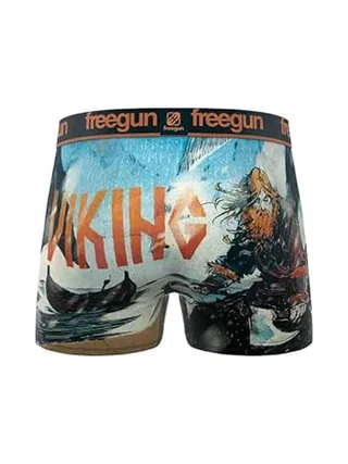 Boxer Bleu Garçon Freegun Viking 2