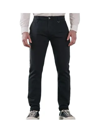 Pantalon Chino Noir Homme Freeman Porter Gino Epic 2