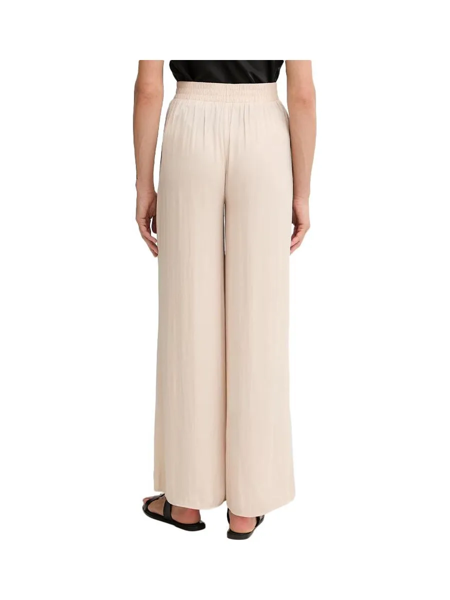 Pantalon fluide/toile Beige Morgan PWENDA 3