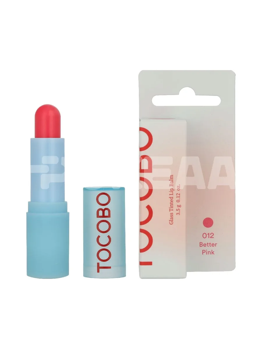 Tocobo Glass Tinted Lip Balm 3.5g - #012 Better Pink 1