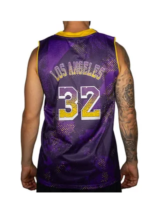 Los Angeles 32 Maillot de basketball Violet Homme Sport Zone 2