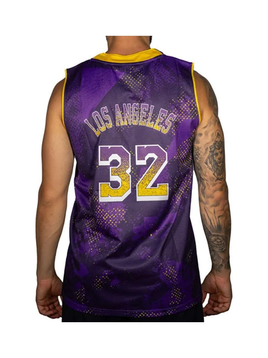 Los Angeles 32 Maillot de basketball Violet Homme Sport Zone 3