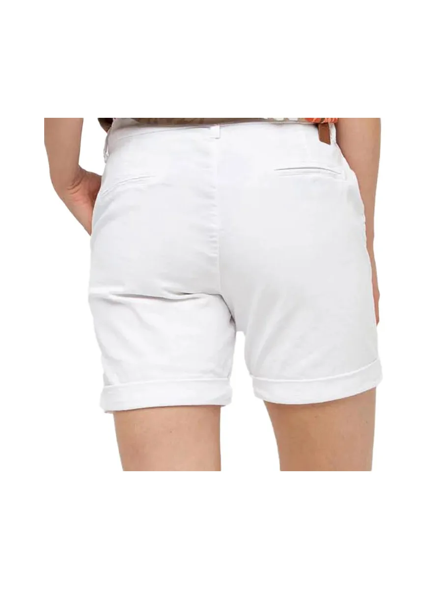 Bermuda Blanc Femme TBS Leonibur 3