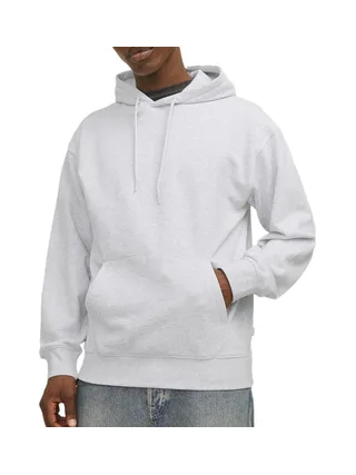 Sweat à Capuche Gris Clair Homme Jack & Jones Charge 1
