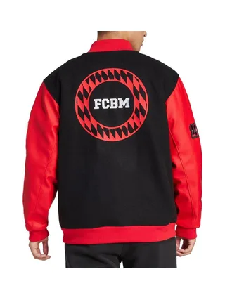FC Bayern Veste Rouge/Noire Homme Adidas VRCT 2
