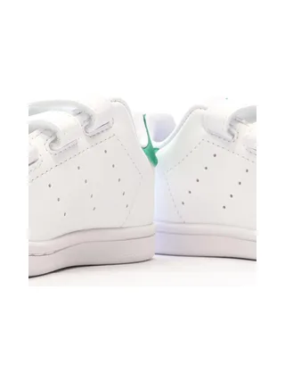 Baskets Blanches/Vertes Garçon/Fille Adidas Stan Smith 7