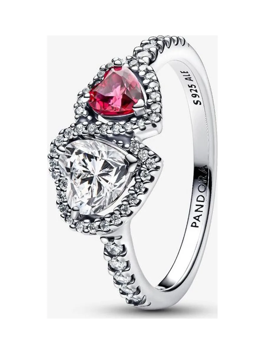 Pandora - Bague Cœur S cherries jubilee en argent sterling 1