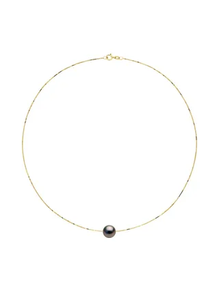 Collier Véritable Perle de Tahiti Ronde 10-11 mm — Or Jaune 750 Millièmes — 42 cm 3