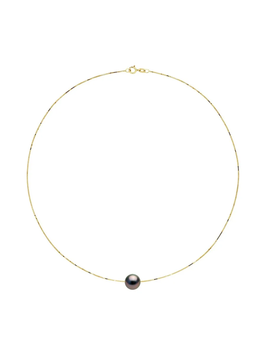 Collier Véritable Perle de Tahiti Ronde 10-11 mm — Or Jaune 750 Millièmes — 42 cm 3