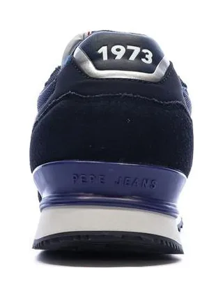 Baskets Marine/Blanche/Bleu Homme Pepe jeans Brit Road M 3