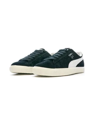 Baskets Noires Homme Puma Clyde Teasel 6