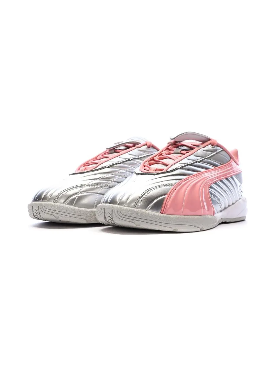 Baskets Argent/Rose Fille Puma Goalgetter 7