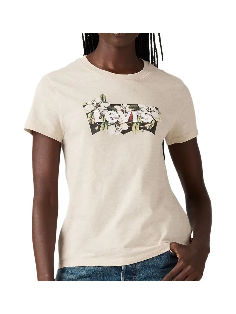T-Shirt Beige Femme Levi's The Perfect 2