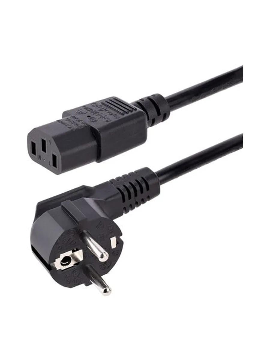 3m Power Cord EU Schuko to C13 Cable 1