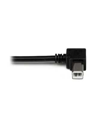 2m USB 2.0 A to Left Angle B Cable M/M 5