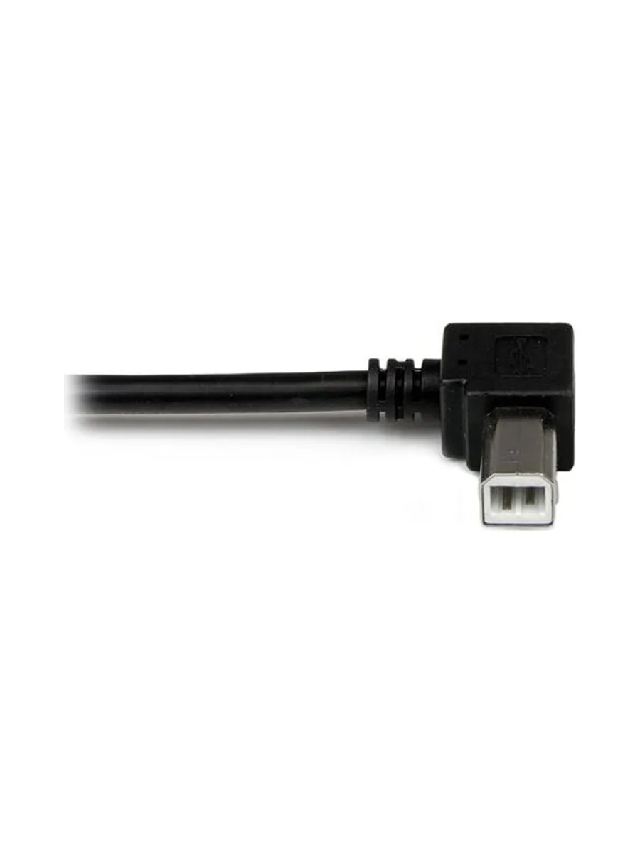 2m USB 2.0 A to Left Angle B Cable M/M 5