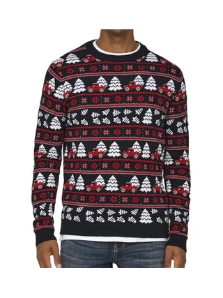 Pull de Noël Marine/Rouge Homme Only & Sons Xmas 1