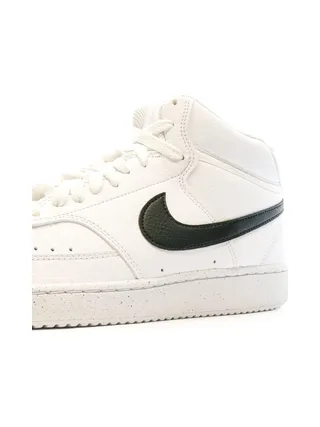 Baskets Blanche/Noir Homme Nike Court Vision Mid 7