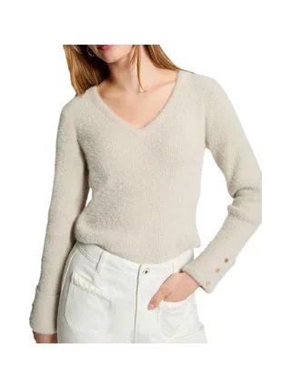Pull Beige Clair Femme Morgan Moove 1