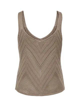 Top Crochet Marron Femme Jdy 15226348 2