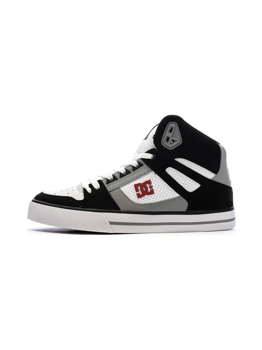 Baskets Blanches/Noir Homme Dc shoes Pure High 2