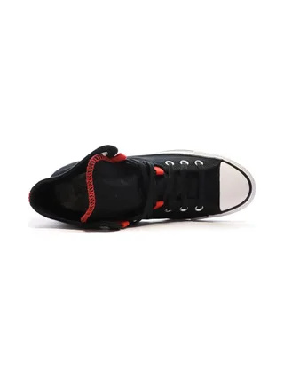 Baskets Noires/Rouge/Blanches Converses Chuck Taylor All Star 4