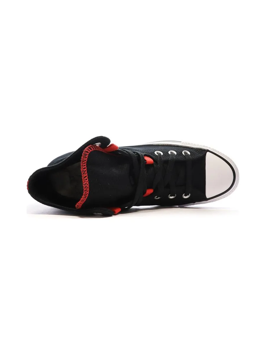 Baskets Noires/Rouge/Blanches Converses Chuck Taylor All Star 5