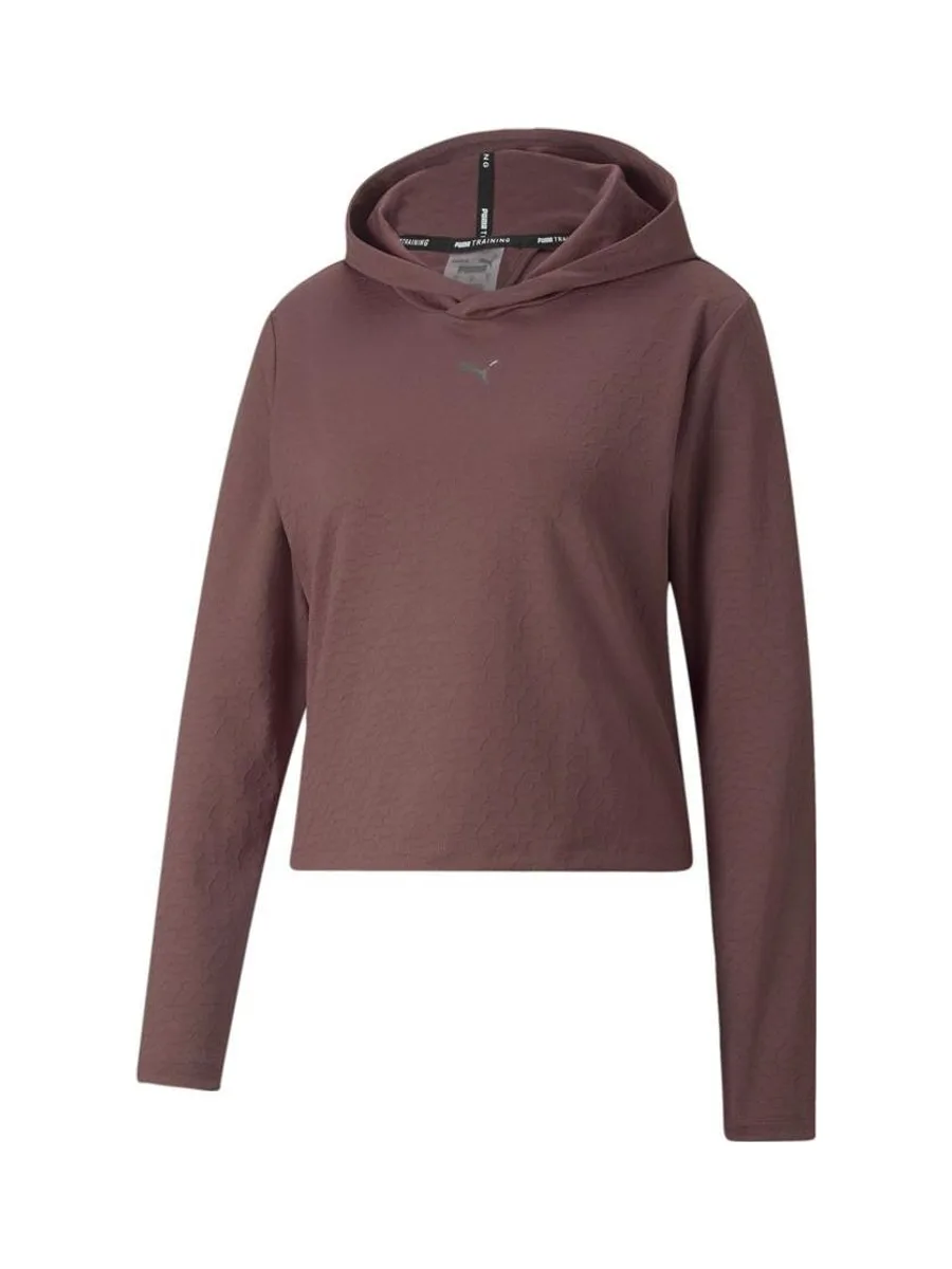 Sweat à capuche Prune Femme Puma Reg Length 2