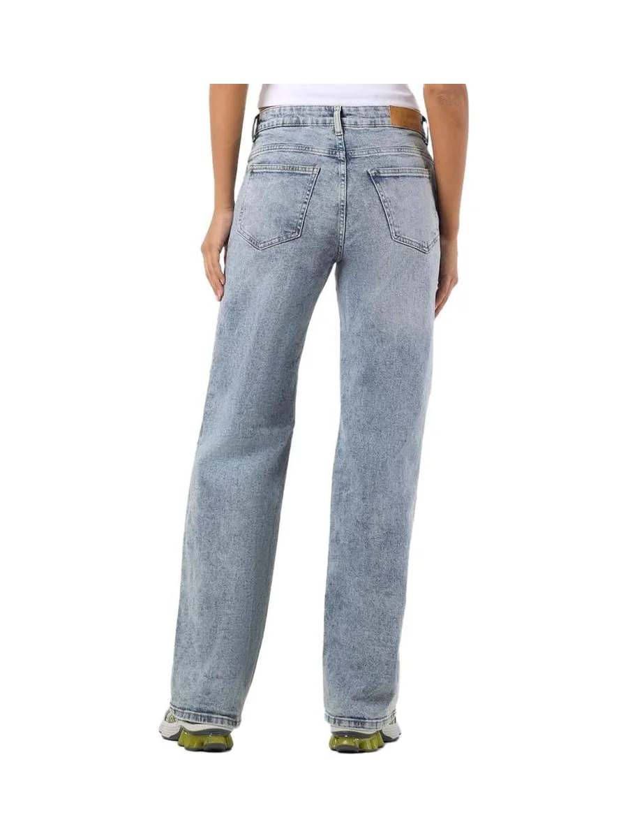 Jean Droit Bleu Femme Noisy May Landa 3