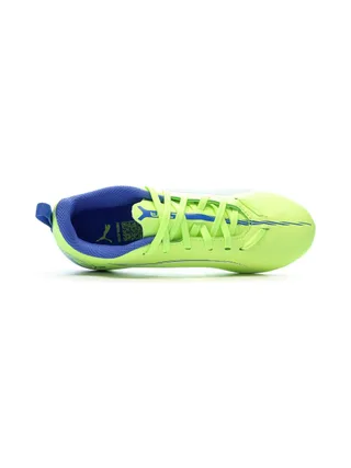 Chaussures de football Jaune Fluo Garçon Puma Ultra 5 Play FG/AG 4