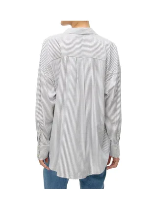 Chemise Blanche/Gris Femme Vero Moda Nora 2