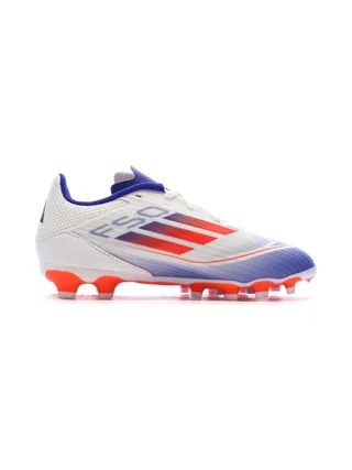 Chaussettes Blanches/Bleu/Rouges Garçon Adidas F50 League Mg 2